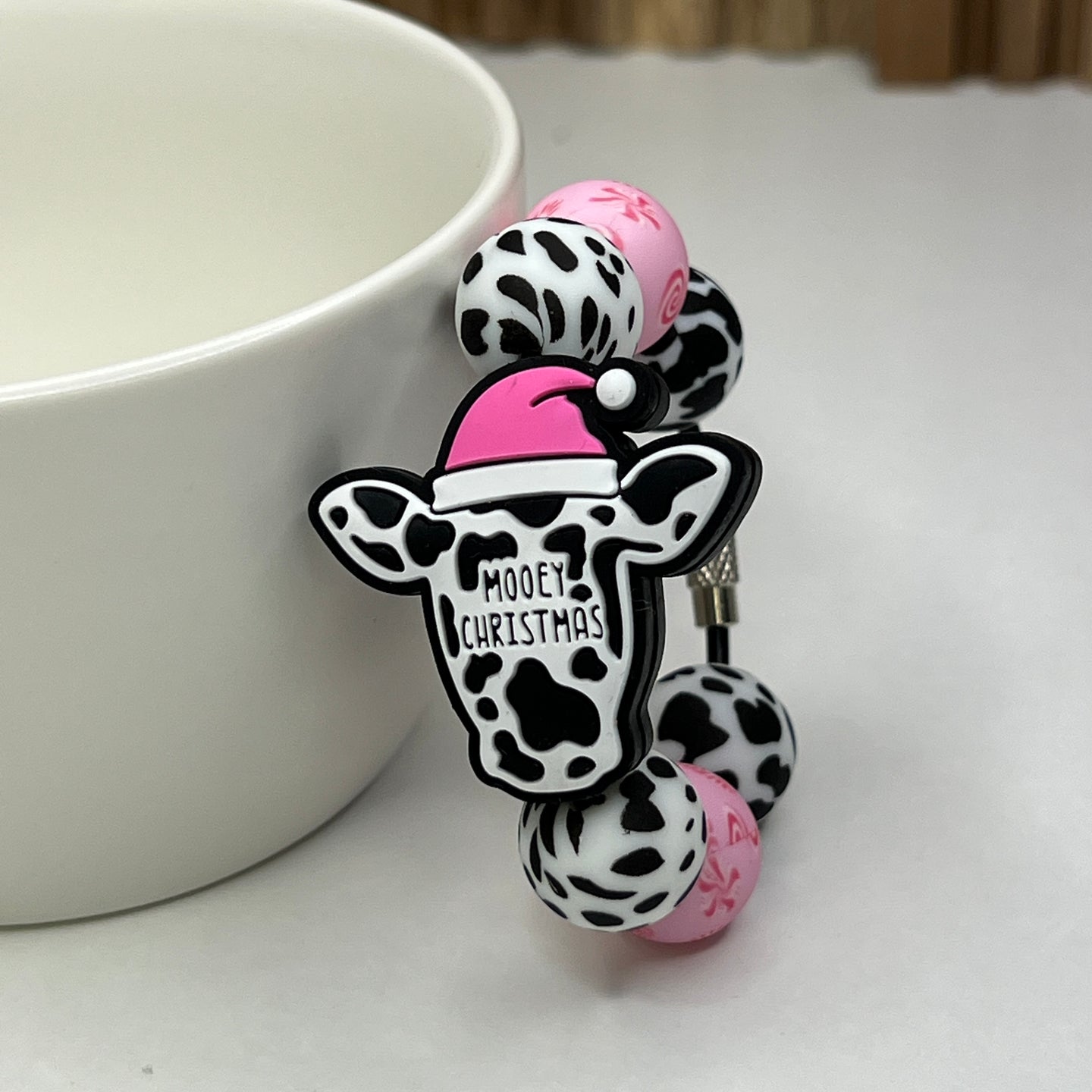 Mooey Christmas Cup Charm